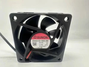 SUNON 6025 EE60251S3-1000C-999 DC12V 0,77W 60 * 25MM Wentylator NOWY - Zdjęcie 1 z 3