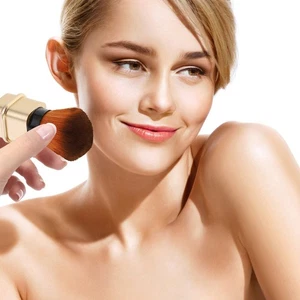 Einziehbare Nagel Staubbürste Kuppel Rouge Pinsel Beauty Tools Make-up Pinsel - Bild 1 von 10