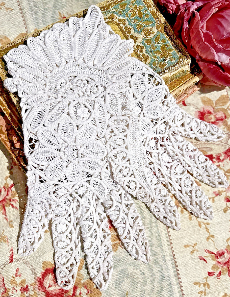 Gants Longs Dentelle AUNGKWANG - Vintage Florale Soirée Mariage | Accessoire Robe Élégant