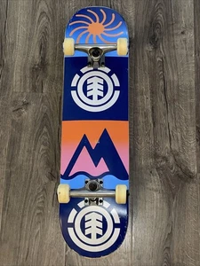 Element Skateboard Complete Aquazen 7.75" x 31.25" VERY GOOD! - Picture 1 of 9