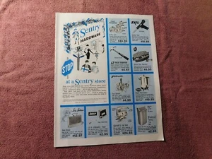 Anuncio impreso original Sentry Hardware de revista vintage 1967 - Imagen 1 de 2