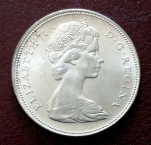CANADA - 1 Dollar - Silver 0.800 (1966) - Foto 1 di 3