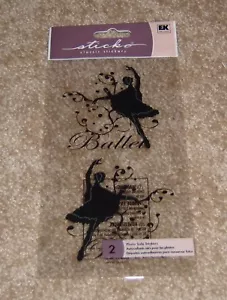 EK Success Sticko Silhouette Ballerina Foglio Adesivo - Foto 1 di 1