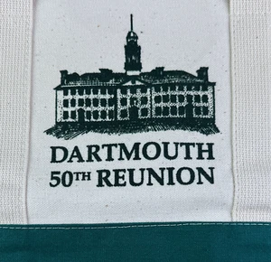 Vintage Dartmouth College Canvas Tote Bag 50th Reunion 1935-1985 USA NOS NWT - Picture 1 of 22