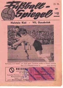 Cuaderno de programa de fútbol 62/63 Oberliga Holstein Kiel - VfL Osnabrück + entrada - Imagen 1 de 1