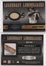 2003 Donruss Classics Legendary Lumberjacks /300 Robin Yount #LLJ-7 HOF