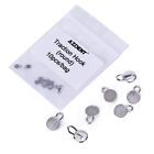 10Pcs/Pack Dental Orthodontic Lingual Buttons Traction Hook Round Mesh Base