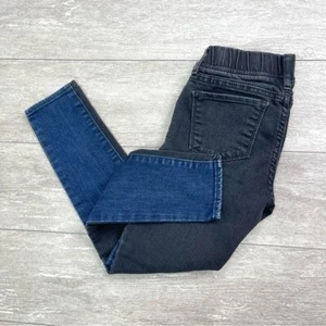 Gap Kids Girls Dual-Tone Skinny Legging Jean Black and Blue Size 8 Regular - Picture 1 of 4