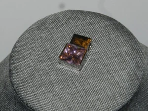 Lia Sophia Jewelry PINK LADY slide 22.5 ct silver tone square $38 - Picture 1 of 1