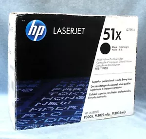 CARTUCCIA TONER NERO HP 51X ORIGINALE IN SCATOLA SIGILLATA IN FABBRICA - Foto 1 di 2