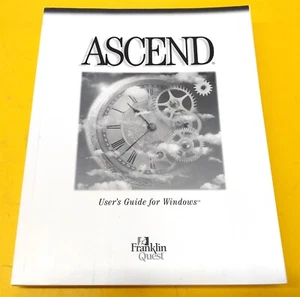 ⭐️⭐️⭐️⭐️⭐️ Vintage Franklin Quest Ascend User's Guide for Windows - Picture 1 of 4