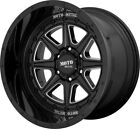 5- 22 Inch Black Wheels Rims Lifted For Jeep Wrangler Jk Jl Gladiator 22X12" 5X5