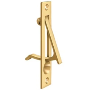 Deltana Pocket / Sliding Door Edge Pull | 4 x 3/4 Inch | Solid Brass - Picture 1 of 13