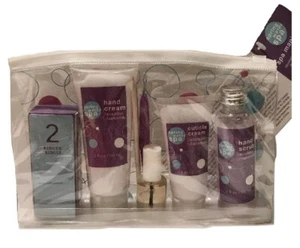 Spring Water Spa Lavender Chamomile Manicure Set, Cuticle cream Hand Scrub Tools - Picture 1 of 3