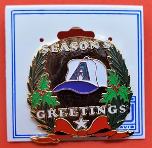 Spilla da bavero Arizona Diamondbacks Seasons Greetings 1997 Peter David Holiday - NUOVO - Foto 1 di 3