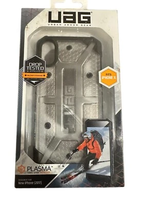 Funda de plasma UAG para iPhone X - ¡Transparente/Negro! Foto 1 de 2