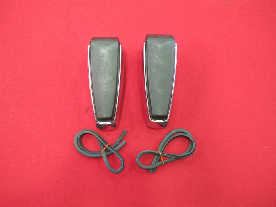 FORD FALCON BRAND NEW FRONT BUMPER BAR OVERRIDERS PAIR SUIT XR XT XW XY GT GS - image 1 of 1