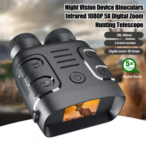 1080P Nachtsichtbrille Infrarot Digital 5X Zoom Fernglas mit 2,4 LCD Bildschirm - Bild 1 von 17