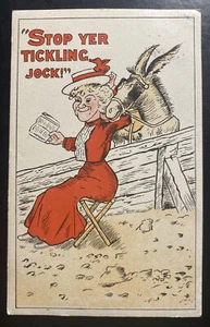 1906 Melbourne Australia PiCture Postcard Cover To Clifton Hill Stop Yer Ticklin - Picture 1 of 2