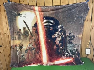 Star Wars Throw Blanket Multi-color Fleece - Picture 1 of 14