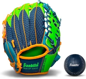 Kids Baseball Glove and Ball Set, 9.5in Youth Teeball Mitt Right Hand Throw Foam - Picture 1 of 7