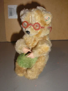 Vintage Carl Wind-up Mechanical Knitting Bear-Not Working As IS - Picture 1 of 6