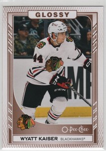 2023-24 Upper Deck Series 1 OPC Glossy #R-19 Wyatt Kaiser Chicago Blackhawks
