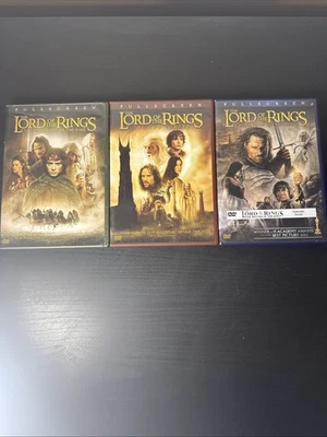 Lord Of The Rings 1-3 Trilogy : 6-Disc DVD Set (Widescreen) Lot Foto 1 de 4