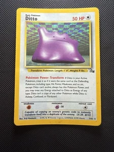 1999 Pokemon Fossil Set Ditto Holo Rare 3/62 MP - Bild 1 von 2