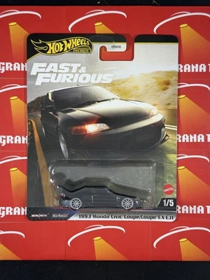 1993 Honda Civic Coupe EX EJ12025 Hot Wheels Fast & Furious - Image 1 of 2