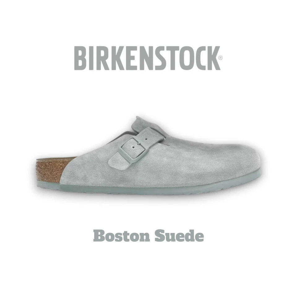 Birkenstock Boston Suede - 1029212 - Pure Sage – Unisex Herren Clogs | NEU/OVP - Bild 1 von 1