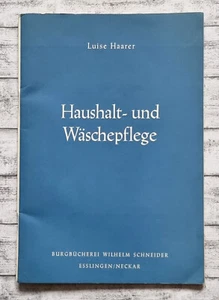 1962 Luise Harrer Haushalt Wäschepflege Burgbücherei Esslingen Broschüre Vintage - Picture 1 of 9