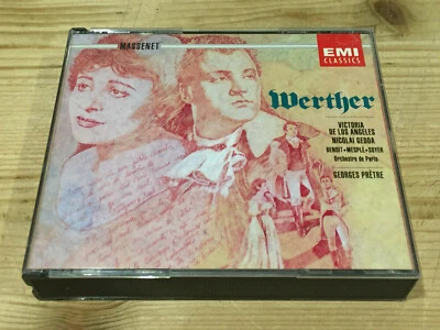 Massenet Werther PRETRE VICTORIA DE LOS ANGELES GEDDA EMI CLASSICS 2 CD BOX MINT - Image 1 of 4