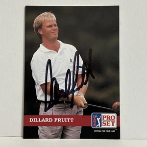 G9 Dillard Pruitt #17 1992 Pro Set PGA Golf Tour Autographed Signed Auto Card - Picture 1 of 4