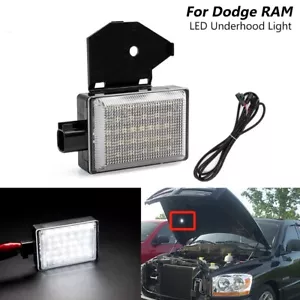 For Dodge RAM 1500 2500 3500 LED Underhood Hood Courtesy Light w/ Wiring Harness - Picture 1 of 14