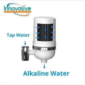 Premium Alkaline Faucet Filter with Carbon Block - 300 Gallons, Microplastic-Fre - Picture 1 of 5