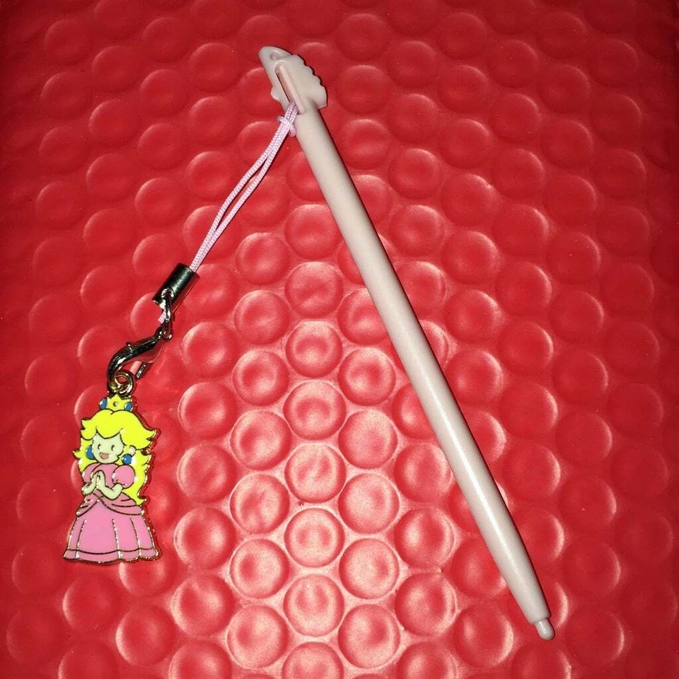 Lápiz óptico 3DS XL con dije de melocotón - lápiz óptico y encanto para sistema de juegos Nintendo 3DS XL Foto 1 de 1