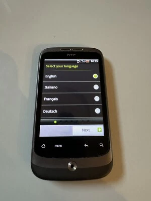 Unlocked HTC Wildfire A3333 - Grey/Silver Smartphone - Immagine 1 di 4