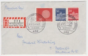 Sonder-R-Zettel, Castrop-Rauxel, 1. Jugend-Ausst., Beförderungsspuren - Bild 1 von 1