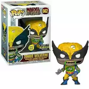 Funko Pop Marvel ZOMBIES - ZOMBIE WOLVERINE GITD EXCLUSIVE GLOW IN THE DARK #662 - Picture 1 of 3