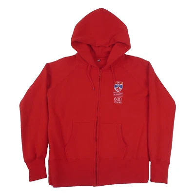 Sudadera con Capucha University Of St. Andrews Jóvenes Niños 14 (L) Roja Cremallera Completa Sudadera Foto 1 de 4