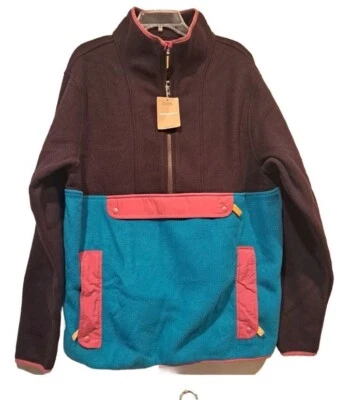 Patagonia Synchilla Vellón Anorak 1/2 Cremallera Marsupial Bloque de Color Nuevo con Etiquetas XL/XXL A Foto 1 de 4