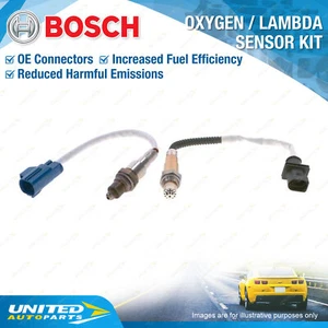 2 x Genuine Bosch Oxygen Lambda Sensors for Land Rover Range Rover L405 L494 - Picture 1 of 2