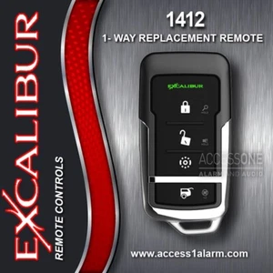 NEW Excalibur 1412 Replacement Remote Control ELVNTQD RS-375 RS-475 AL-1775-3DB - Picture 1 of 3