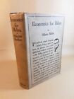 1ère édition Hilaire Belloc : Economics pour Helen 1924 Putnam DJ couverture rigide 