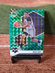 2020-21 Panini Mosaic Rudy Gay Green Prizm #160 San Antonio Spurs - Picture 1 of 2