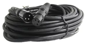 50 Fuß 3-Pin Stereo Kabel Stecker Kabel zu Buchse geschirmt XLR Kabel Mixer Mikrofonkabel - Bild 1 von 21