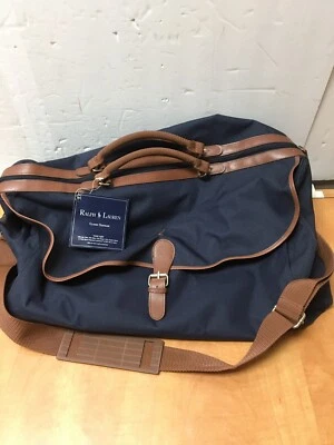 RALPH LAUREN Classic Traveler Bag Blue LIMITED GWP 22" x 11" x 12" - Image 1 of 4
