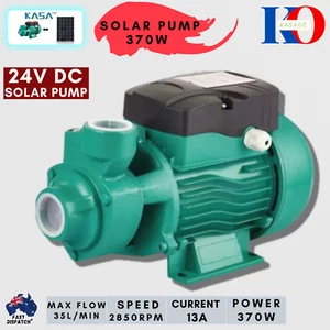 Kasa 24V DC Solar High Pressure Water Pump 370W Copper Motor Double Impeller - Picture 1 of 22