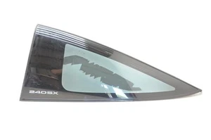 89-93 Nissan 240sx S13 FTBK conductor cuarto trasero izquierdo ventana cristal - Imagen 1 de 12